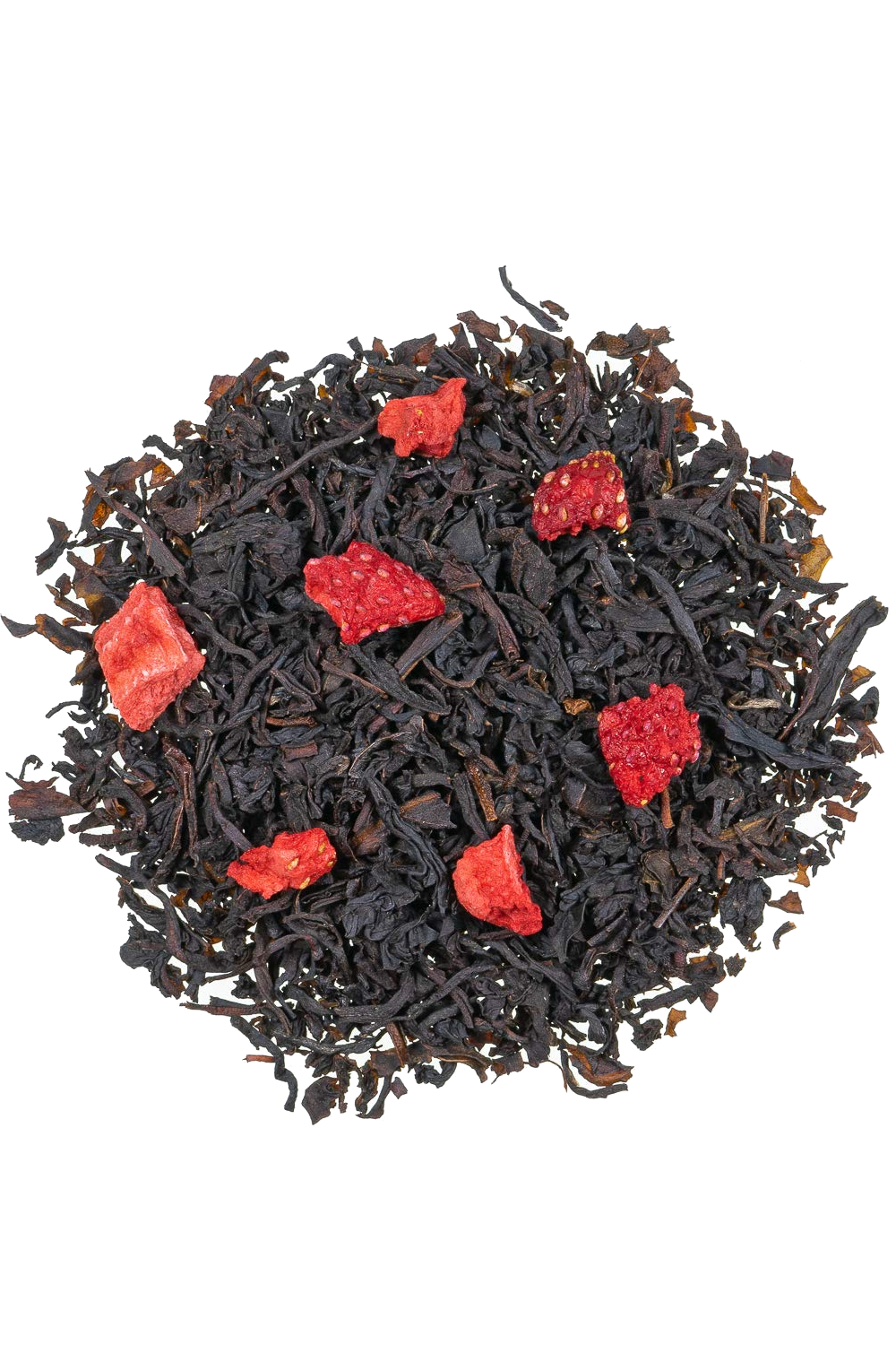 Erdbeerwolke - Schwarztee mit Erdbeerstücken 100g