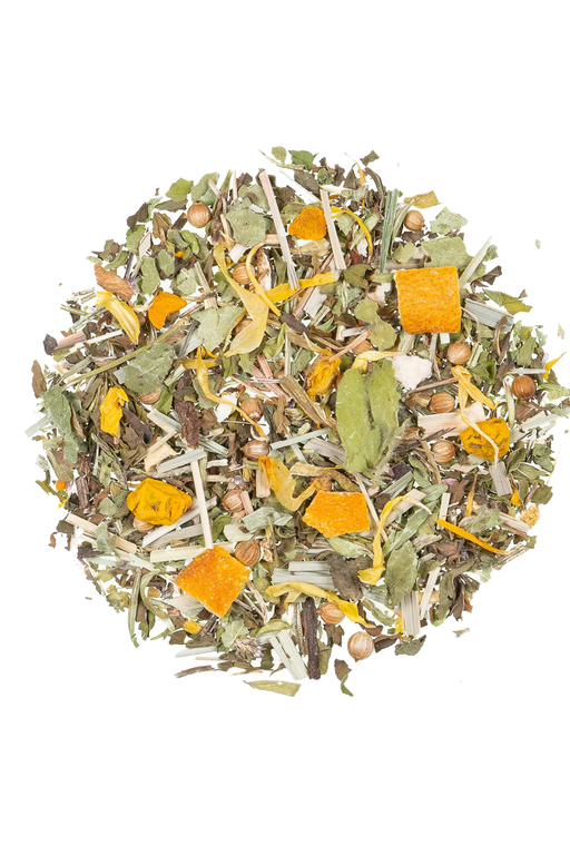 Fit und Vital - Kräutertee mit Orangenschalen & Kurkuma 100g