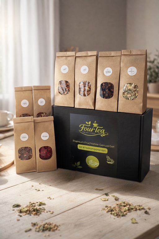 Früchtetee Set inkl. Honig – Premium DIY Box