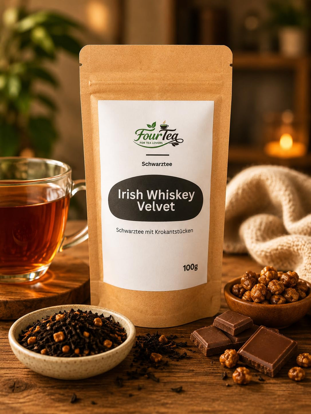 image Irish Whiskey Velvet – Schwarztee mit Whiskey-Kakao-Geschmack 100g