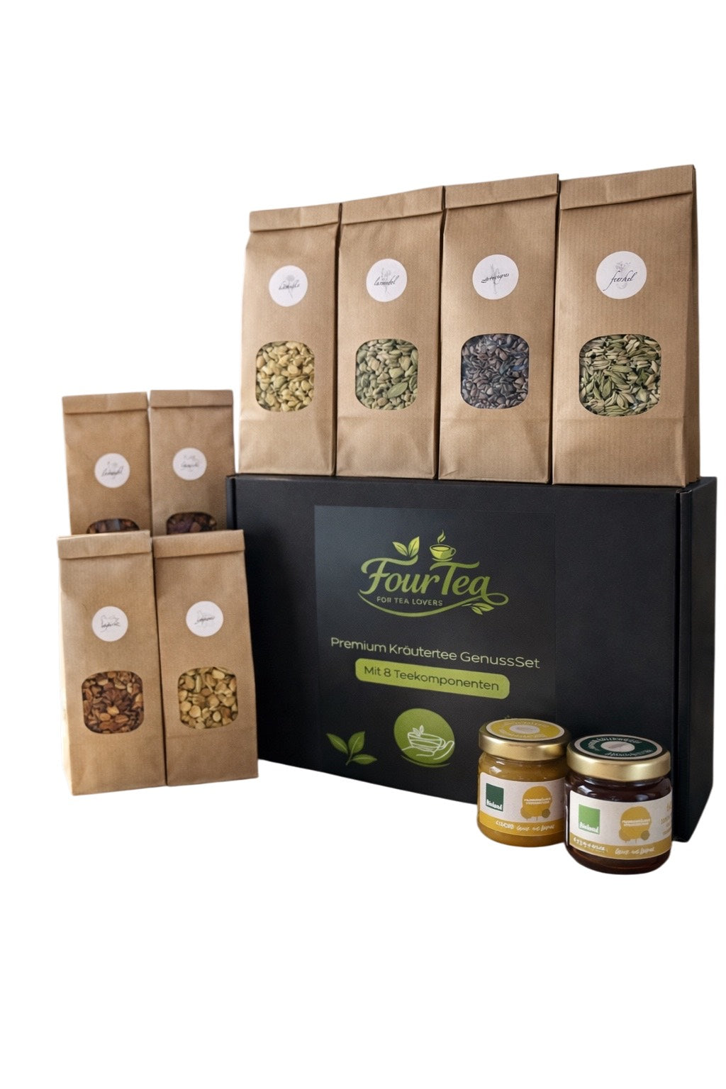 image Kräutertee Set inkl. Honig  – Premium DIY Box