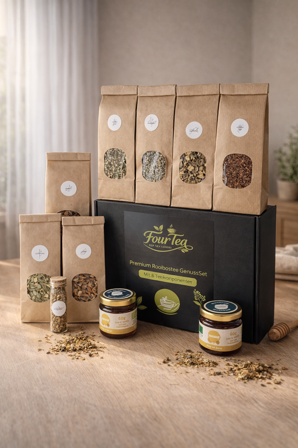 Rooibostee Set inkl. Honig – Premium DIY Box