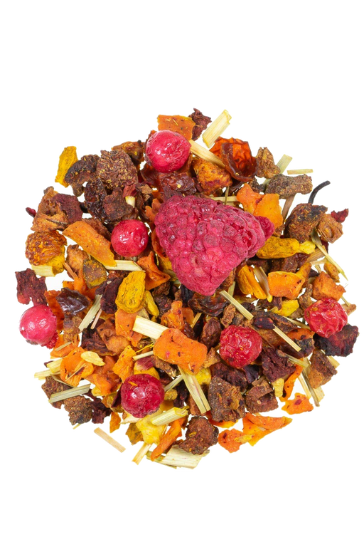 Rubin und Gold - Früchtetee mit Johannisbeeren-Kurkuma-Geschmack 100g