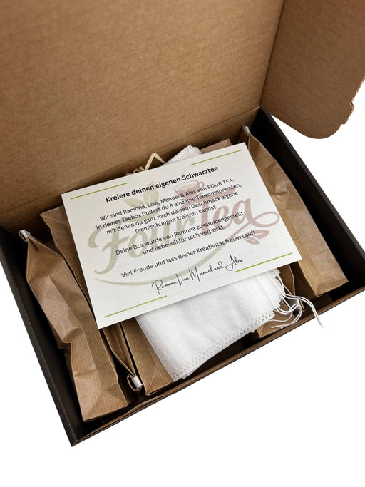 Schwarztee Set inkl. Honig  – Premium DIY Box