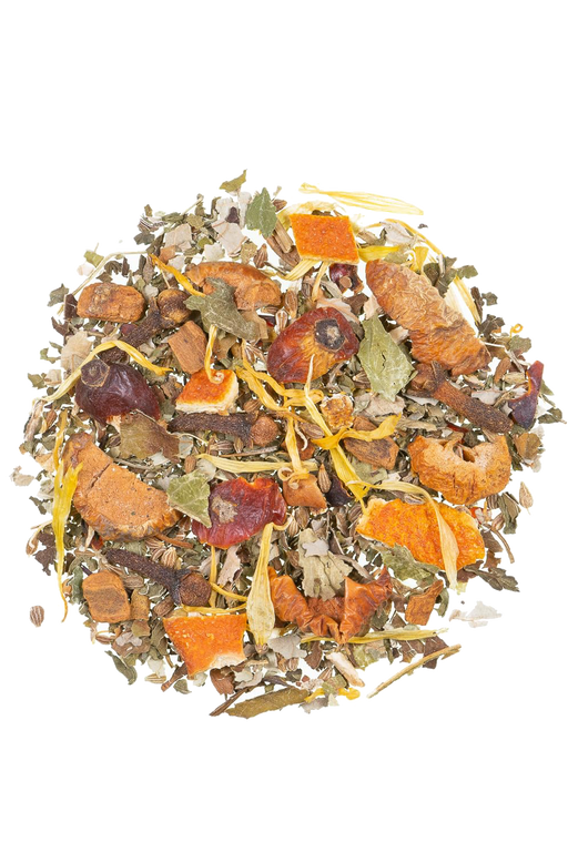 Wohlfühlgarten - Kräutertee mit Apfelstücken und Brombeerblättern 100g